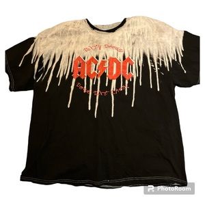 AC/DC band graphic tee size XL